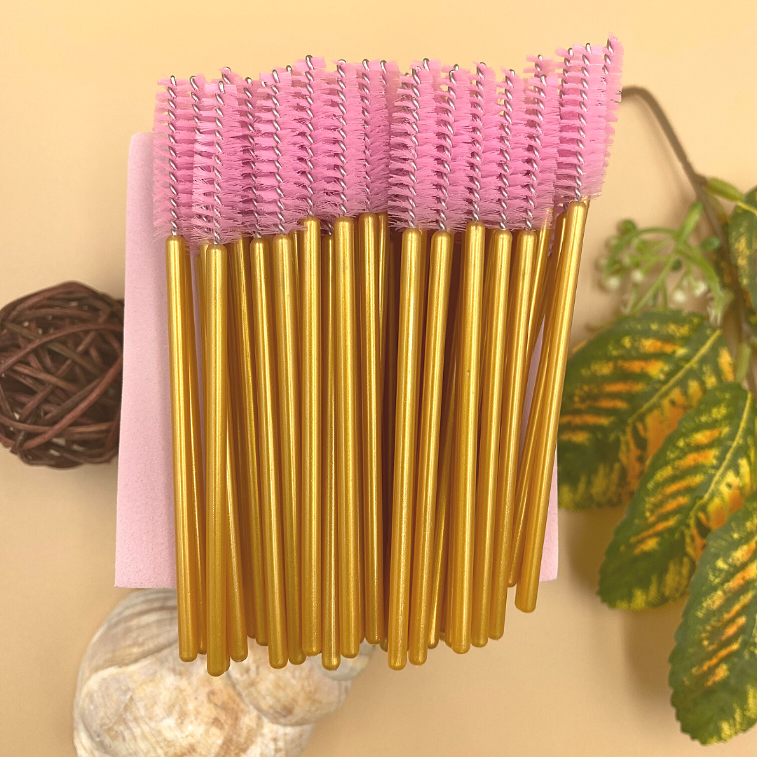 Disposable Mascara Wands Mixed Colours - 50 Pack