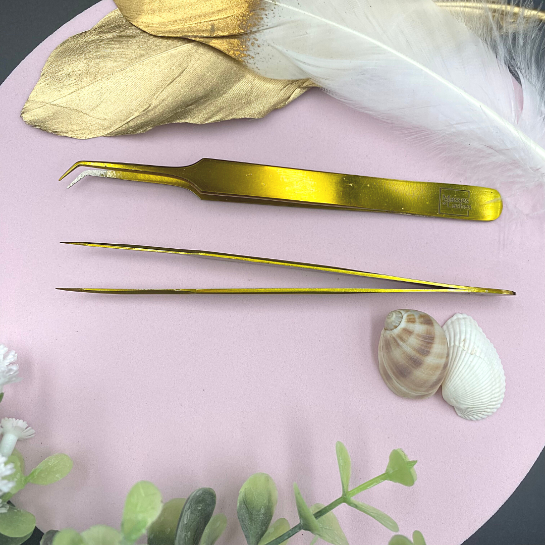 MOL - Gold Russian Volume/Isolation Tweezer MU