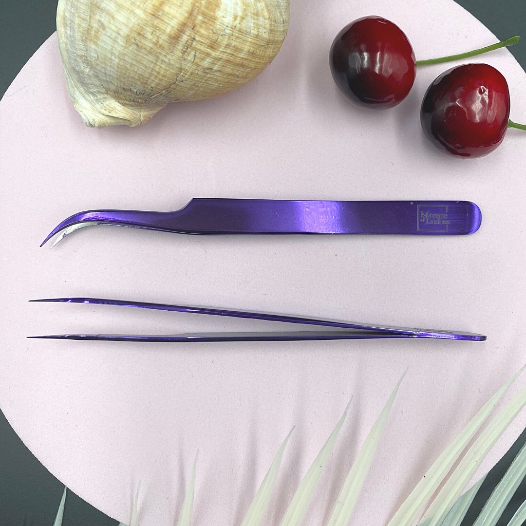 MOL - Purple Hooked Tweezer MH