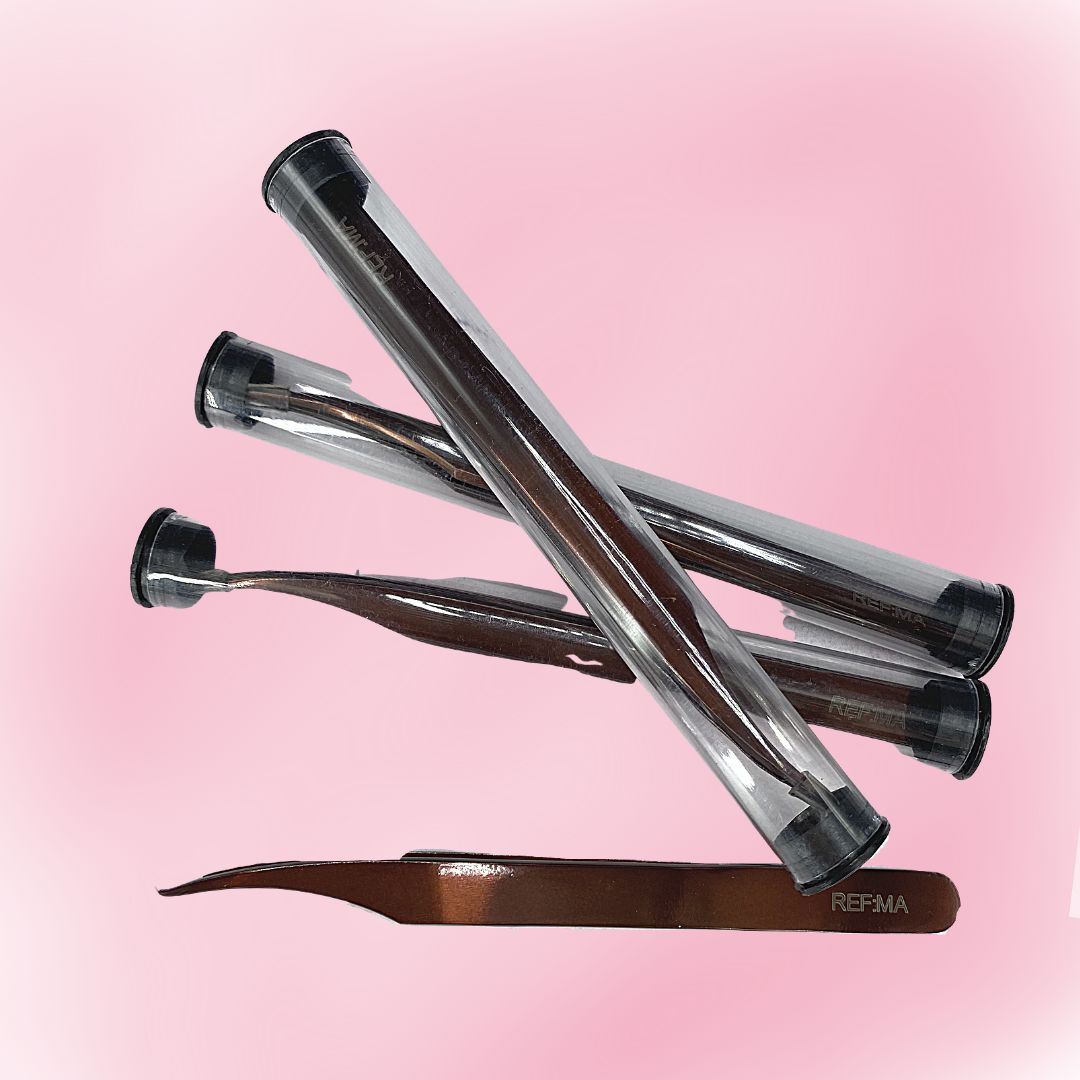 MOL - Brown Russian Volume Tweezer MA Tweezers Amazing Shine Products
