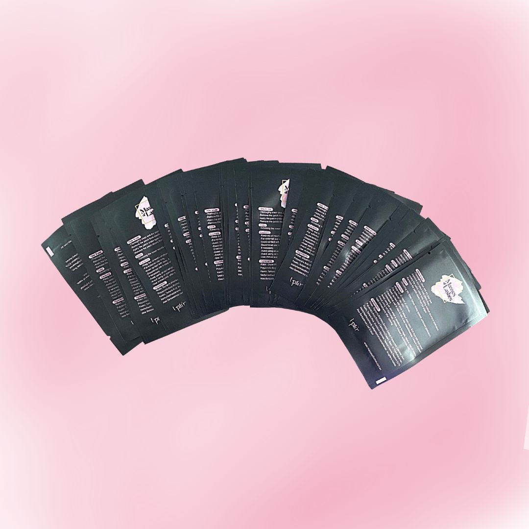 MOL - Thin Lint Free Gel Eye Patch Eyelash Extension Application tools Shzhealth 50 Pair