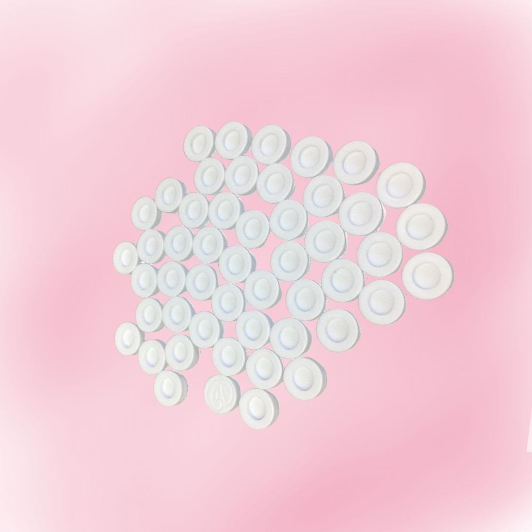 Small Glue Pot Disc - 50 Piece Disposable Products Masses Of Lashes 